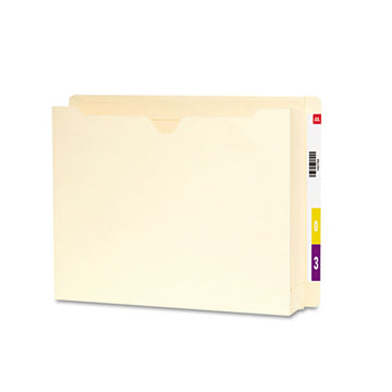 Smead® Heavyweight End Tab File Jacket With 2" Expansion, Straight Tab, Letter Size, Manila, 25-box freeshipping - TVN Wholesale
